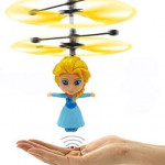Dron Helicóptero Con Sensor Infrarrojo Operado A Mano Recargable Con USB, Elsa Frozen al por mayor