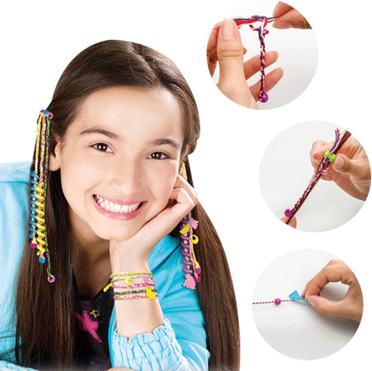 juego de Maquinas para hacer trenzas, pulseras y chaquiras (Grande) al por mayor