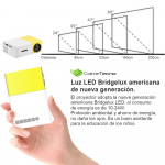 Mini Proyector Led Video Beam 600 Lumenes Yg300 Hdmi Usb Av