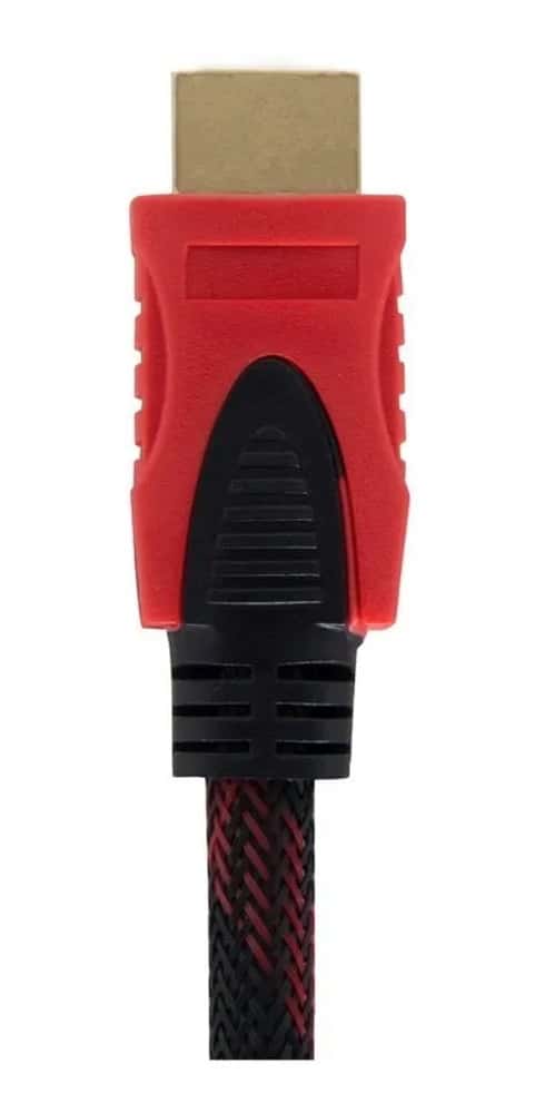 Cable Hdmi 1.5 Metros Doble Filtro Mallado Punta Plateada Nuevo