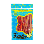 CORTINA DE FIESTA LISA ROJA 2*1 (PQTX12):
