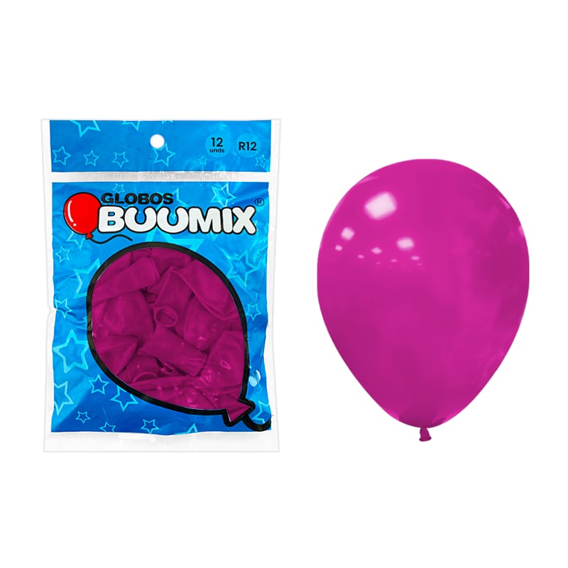 BOMBA LISA FUCSIA OSCURA R12X12 (PQTX12)´
