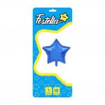 GLOBO ESTRELLA AZUL 10" CARTON(PQTX25)