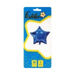 GLOBO ESTRELLA AZUL 10" CARTON(PQTX25)