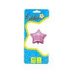 GLOBO ESTRELLA ROSADO 10" CARTON (PQTX25)