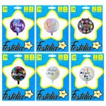 GLOBO FELIZ DIA CARTON 18"(PQTX25)