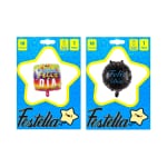 GLOBO FELIZ DIA CARTON 18"(PQTX25)
