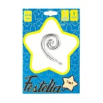GLOBO KURLY ESPIRAL PLATEADO 17"(PQTX25)