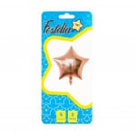 GLOBO ESTRELLA PALO ROSA 5" X2(PQTX25)