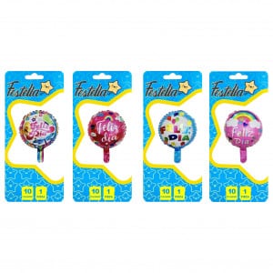 GLOBO FELIZ DIA 10"(PQTX25)