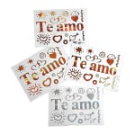 STICKER DE GLOBO TE AMO (PQTX50XCOLOR)