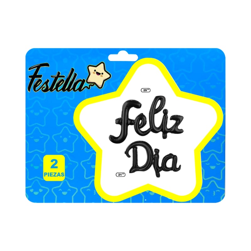 GLOBO FELIZ DIA NEGRO(PQTX12)