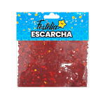 ESCARCHA GLOBO CORAZON ROJA (PQTX12):