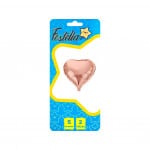 GLOBO CORAZON PALO ROSA 5" X2