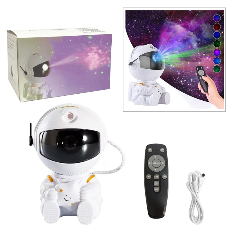 LAMPARA PROYECTORA ASTRONAUTA,