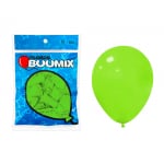 GLOBO DE LATEX LISO VERDE CLARO R12X12 (PQTX12)´