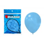 GLOBO DE LATEX LISO AZUL CLARA R12X12 (PQTX12)´