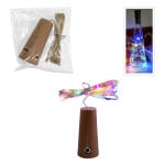 LUZ PARA GLOBO MULTICOLOR TIPO CORCHO 3M