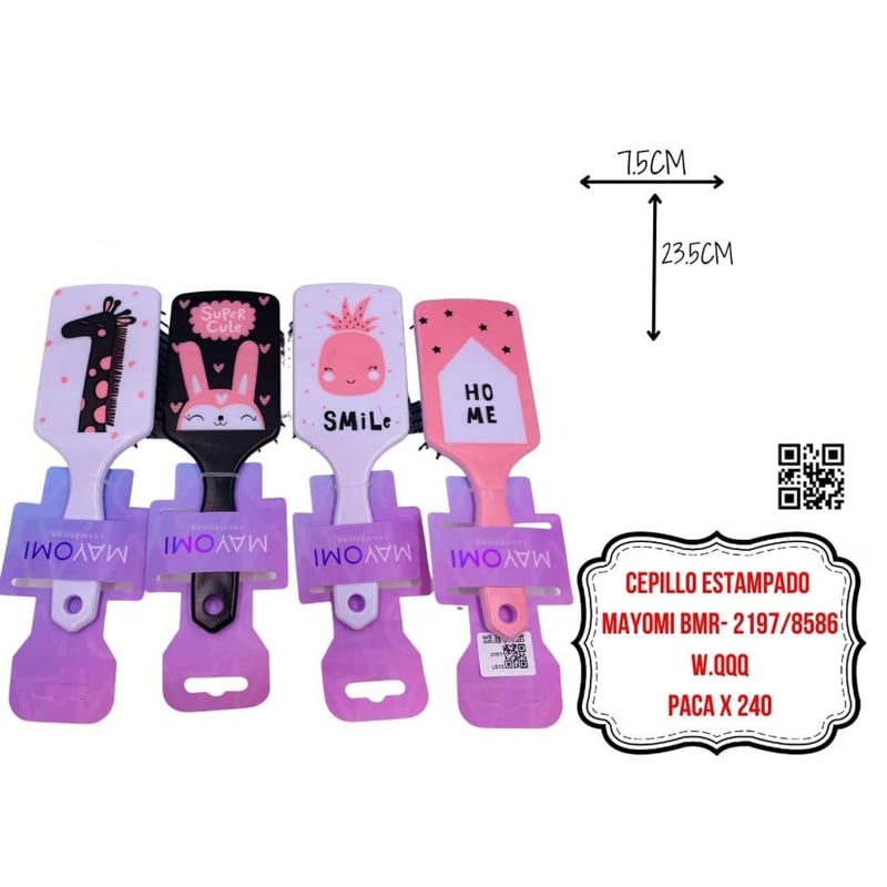 CEPILLO ESTAMPADO MAYOMI BMR- 2197/8586