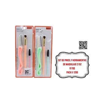 SET DE PINCEL Y HERRAMIENTAS DE MAQUILLAJE C152