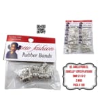 DZ. ANILLO PARA EL CABELLO*12PCS PLATEADO BMR-2113-2