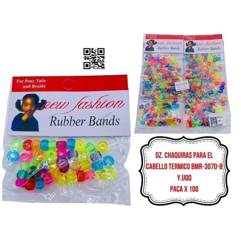 DZ. CHAQUIRAS PARA EL CABELLO TERMICO BMR-3070-8