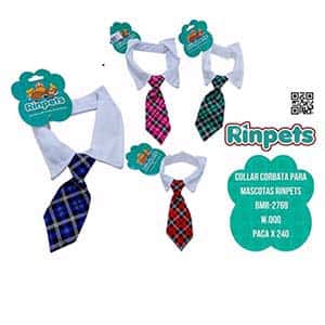 COLLAR CORBATA PARA MASCOTAS RINPETS BMR-2769