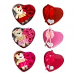 ADORNO DE ROSAS X3 CON OSO: