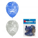 BOMBA BIGOTE FELIZ DIA R12X10 A-P (PQTX12).