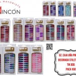 DZ. CAJA UÑA PRESS ON DECORADA STILETTO TJ-5