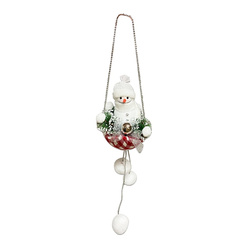 ADORNO CON MUÑECO NAVIDEÑO