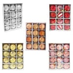 BOLAS NAVIDEÑAS ESTAMPADAS X12