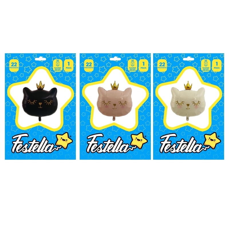 GLOBO GATO 22"(PQTX25)