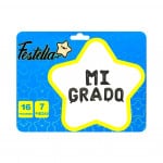 GLOBO MI GRADO 16"X7 NEGRO(PQTX12)