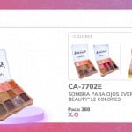 SOMBRA PARA OJOS EVER BEAUTY*12 COLORES 7702E (CJ*12)
