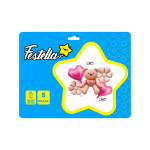 KIT GLOBO OSO Y FLOR X5.(PQTX12)