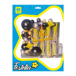 KIT GLOBO ORGANICO FELIZ CUMPLEAÑOS X70