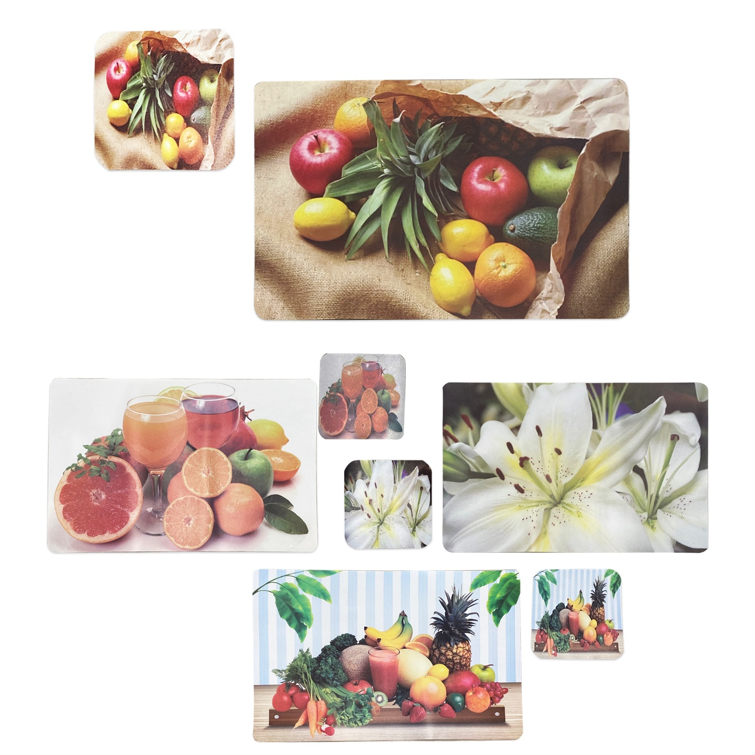 INDIVIDUALES PLASTICO X6