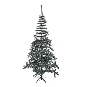 ARBOL NAVIDEÑO VERDE PUNTAS BLANCAS 210*500T