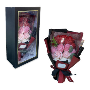 RAMO ROSAS EN CAJA: