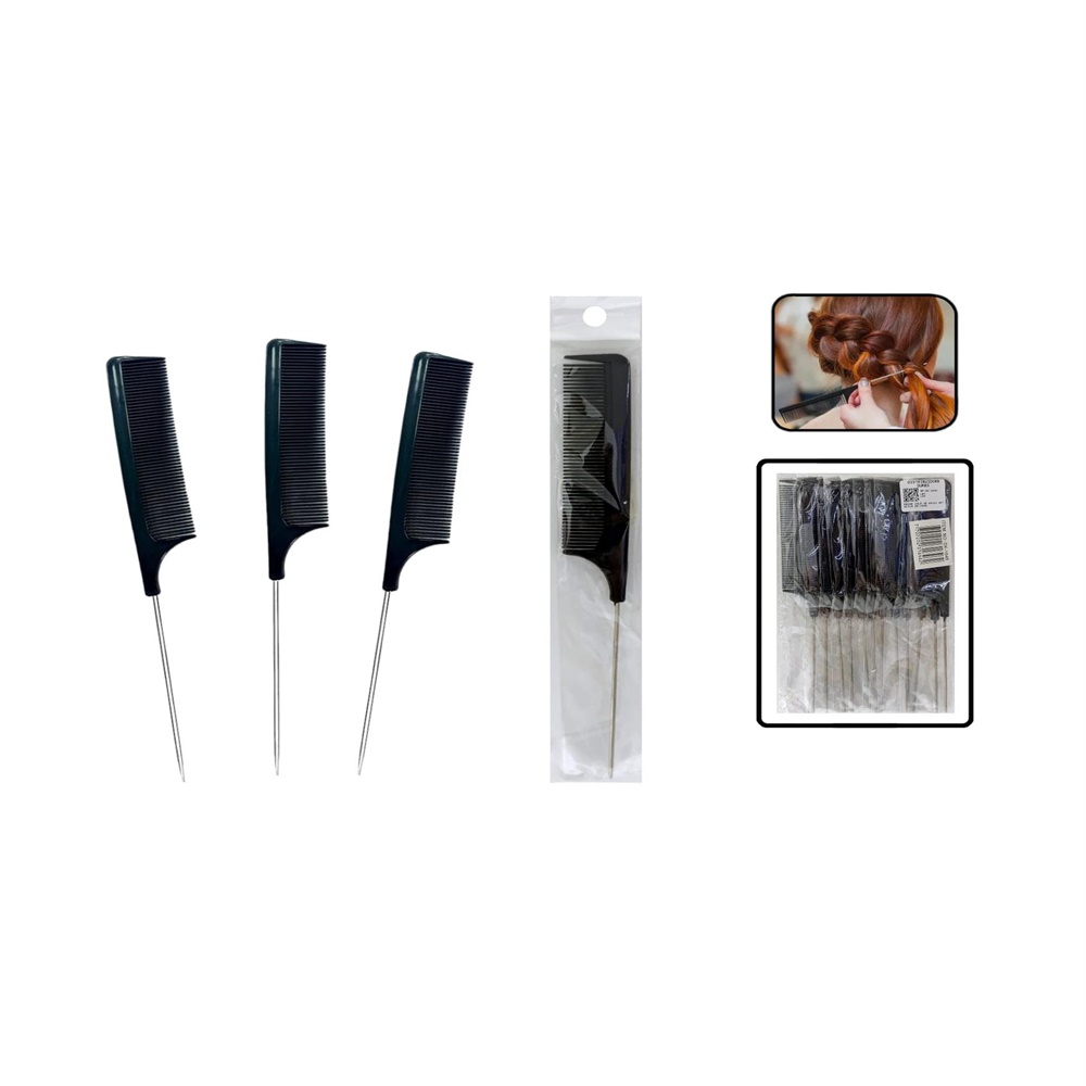 PEINE COLA DE RATON METALICA DK-1646 (PQTX12)