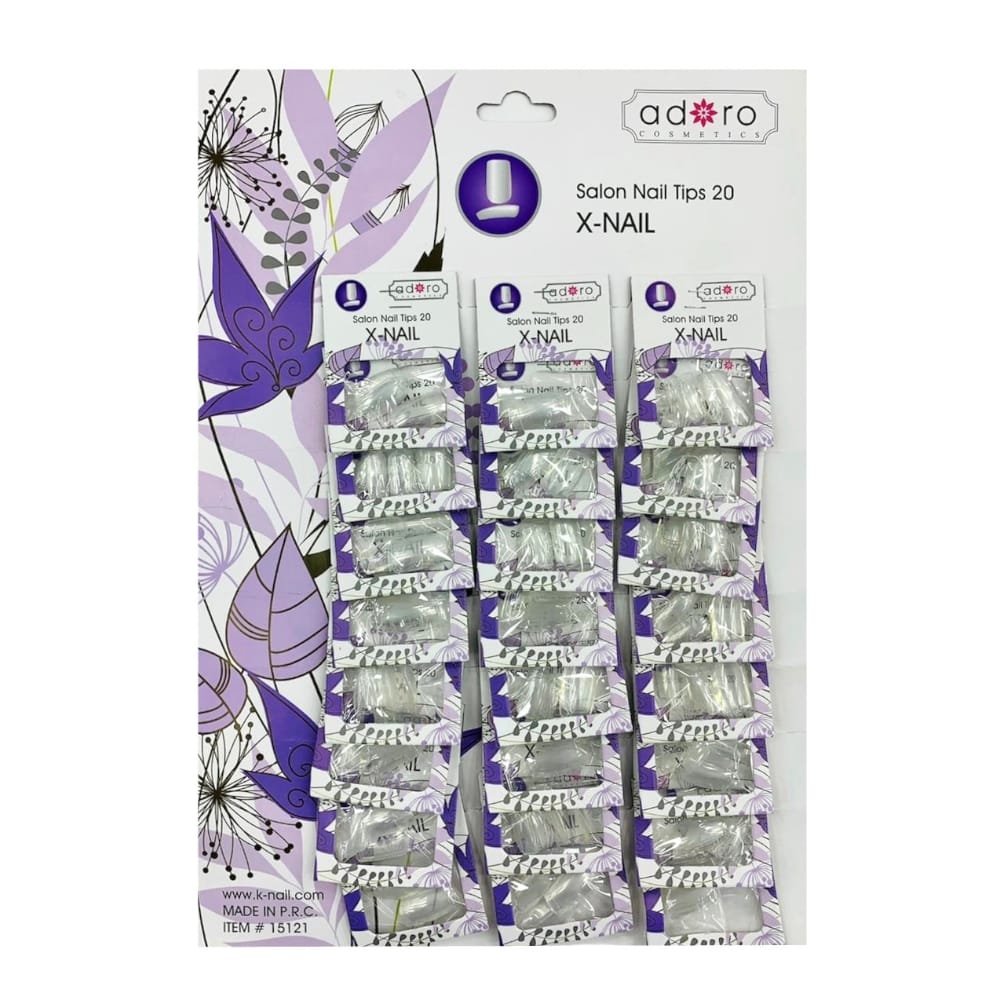 UÑA ADORO X-NAIL BLANCA DK-15121 (CRTNX24)