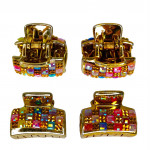 GANCHO PIEDRA COLOR PASTEL L2308-5 (X12)