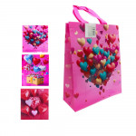BOLSA DE REGALO ESTAMPADA CORAZON DK-2399-6 (PQTX12)