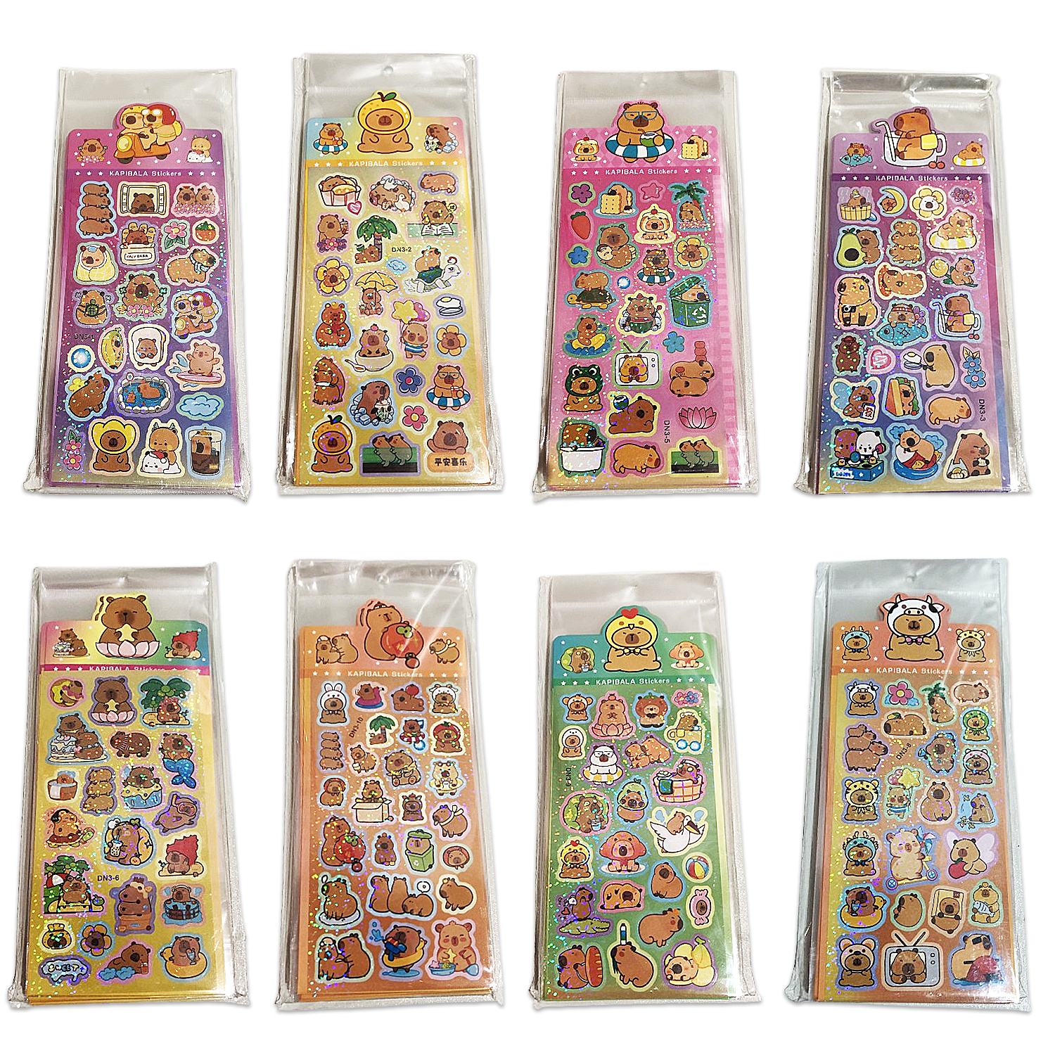 STICKERS CAPIBARA (PQTX20)