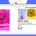 DZ. CAJA DE REGALO HOLOGRAMA 32*26*10cm BMR-3435