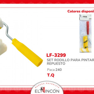 SET RODILLO PARA PINTAR+ REPUESTO BMR-3299