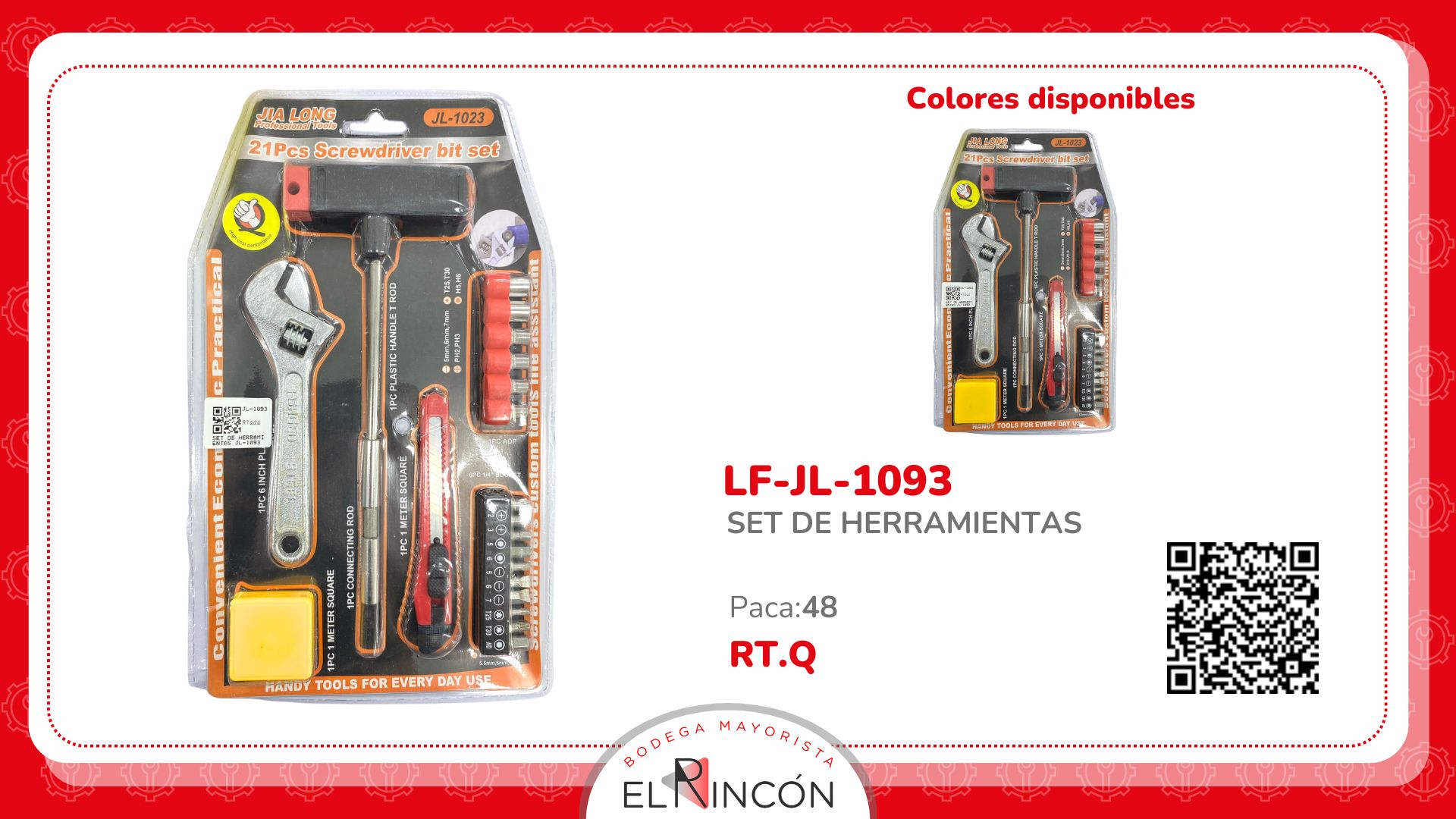 SET DE HERRAMIENTAS JL-1093