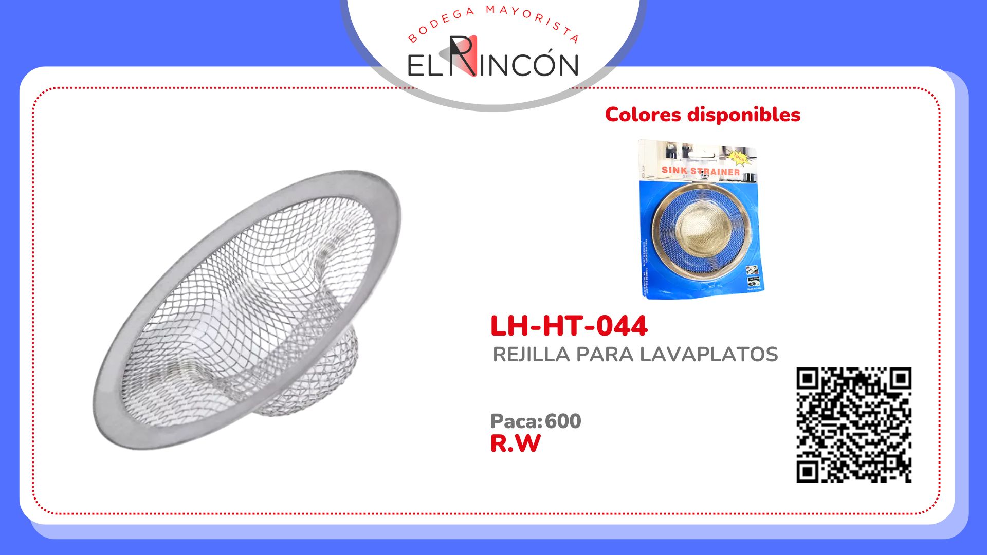 REJILLA PARA LAVAPLATOS HT-044