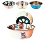 RECIPIENTE METALICO ESTAMPADO PARA MASCOTAS 26cm BMR-4383-5